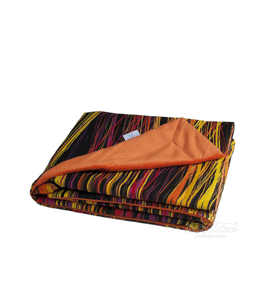 MATEX Soul mikroszálas babatakaró kasmírpuha tapintással, textil és plüss kombinációval – 75 × 100 cm