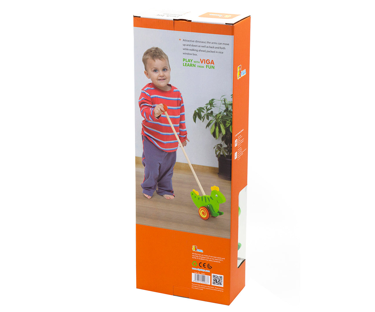 Viga fa tologatós játék – Dinoszaurusz