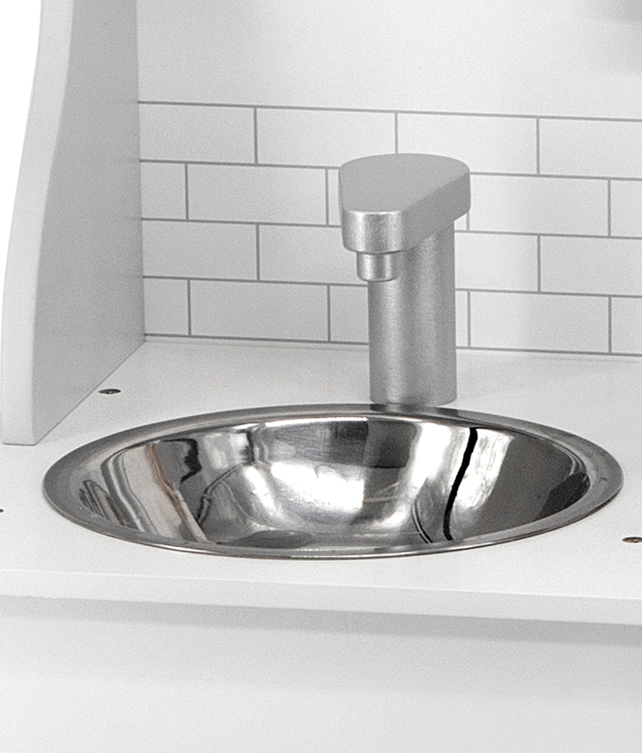 Viga PolarB fa gyerekkonyha kiegészítőkkel – Eco Grey
