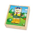 Viga Öltöztethető mackólány fa puzzle