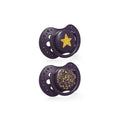 LOVI szilikon dinamikus cumi 0-3 m 2 db Stardust lila