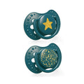 LOVI szilikon dinamikus cumi 18 hó+ 2 db Stardust zöld