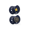 LOVI szilikon dinamikus cumi 3–6 hó 2 db Stardust kék