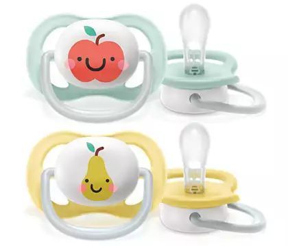 Philips Avent SCF080/17 Ultra Air cumi 0–6 hó – Alma és Körte (2 db)