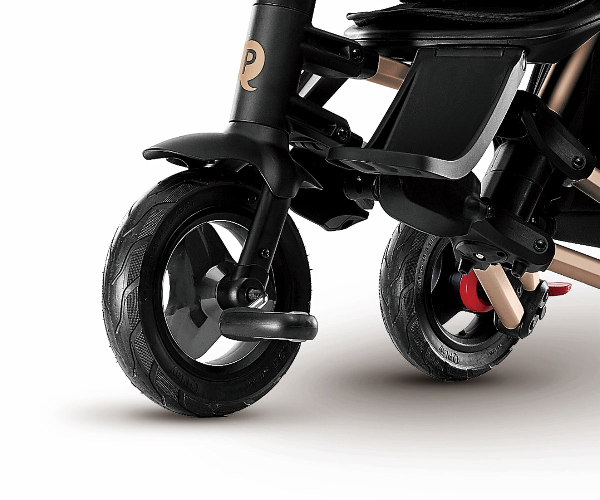 MILLY MALLY Qplay Nova+ Rubber összecsukható háromkerekű tricikli – Arany