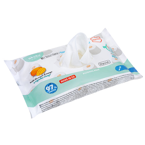 AKUKU mangóillatú nedves WC papír – 50 db