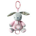 AXIOM zenélő nyuszi plüssjáték – Rózsaszín-18 cm