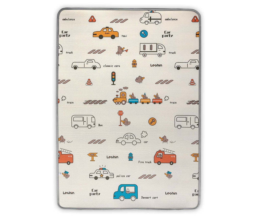 MILLY MALLY Kinder City kétoldalas feltekerhető habszivacs játszószőnyeg – 178 × 120 cm