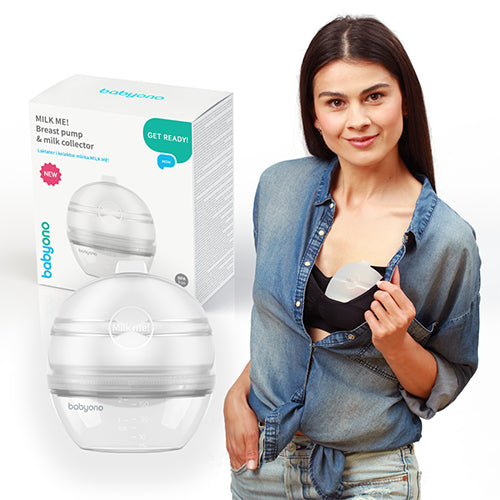 BabyOno melltartóban viselhető tejgyűjtő és mellszívó – 60 ml