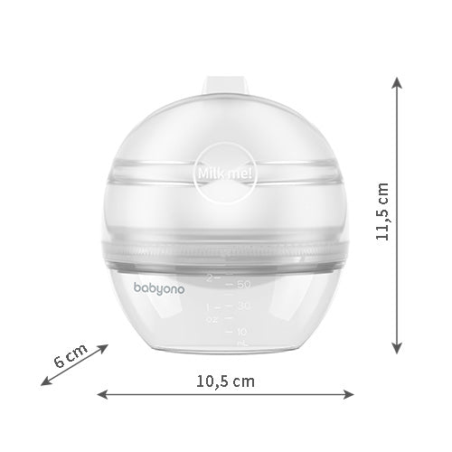 BabyOno melltartóban viselhető tejgyűjtő és mellszívó – 60 ml