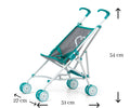 MILLY MALLY Julia Prestige játék babakocsi – Menta