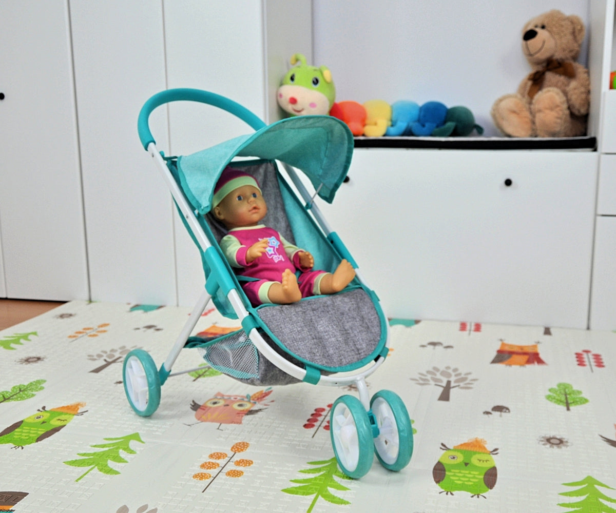 MILLY MALLY Susie Prestige játék babakocsi – Menta