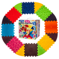 Ortek Puzzle 8 elemből álló masszázs szőnyeg + 8 Háromszögű puzzle elem