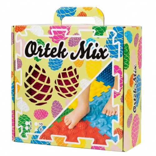 Puzzle Mix Pasztell 10 darabos masszázs szőnyeg