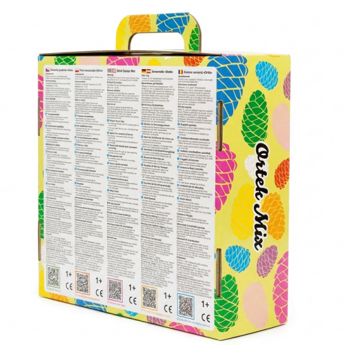 Szenzoros szőnyeg 12 elemből álló Ortek Mix Puzzle + „Kavicsok”