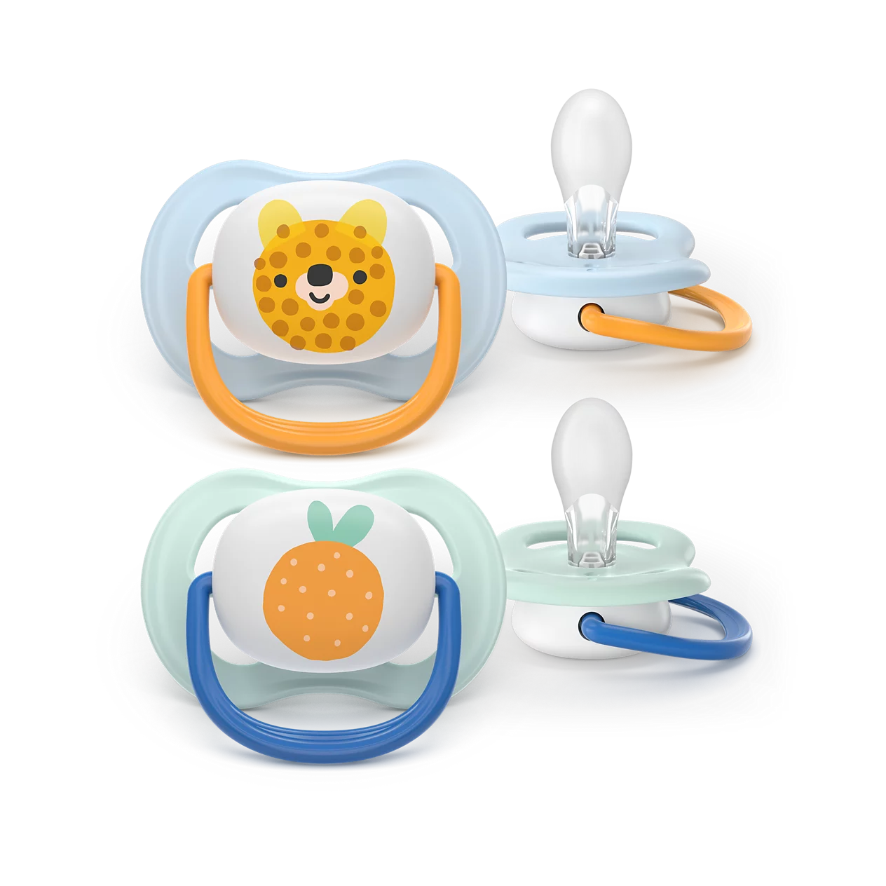 Philips Avent SCF080/23 Ultra Air cumi 0–6 hó – Maci és Narancs (2 db)