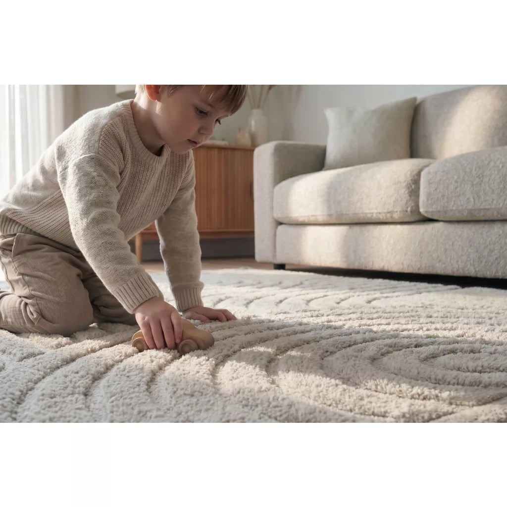Hakuna matte memóriahabos puha gyerekszőnyeg 150x200 cm - Linea szürke