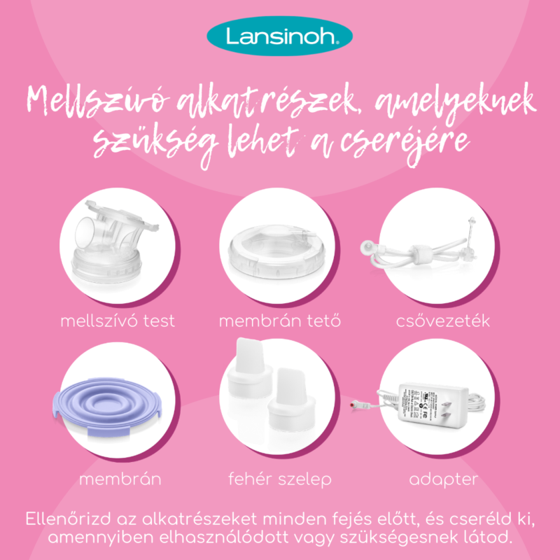 Lansinoh 2 fázisú kompakt elektromos mellszívó