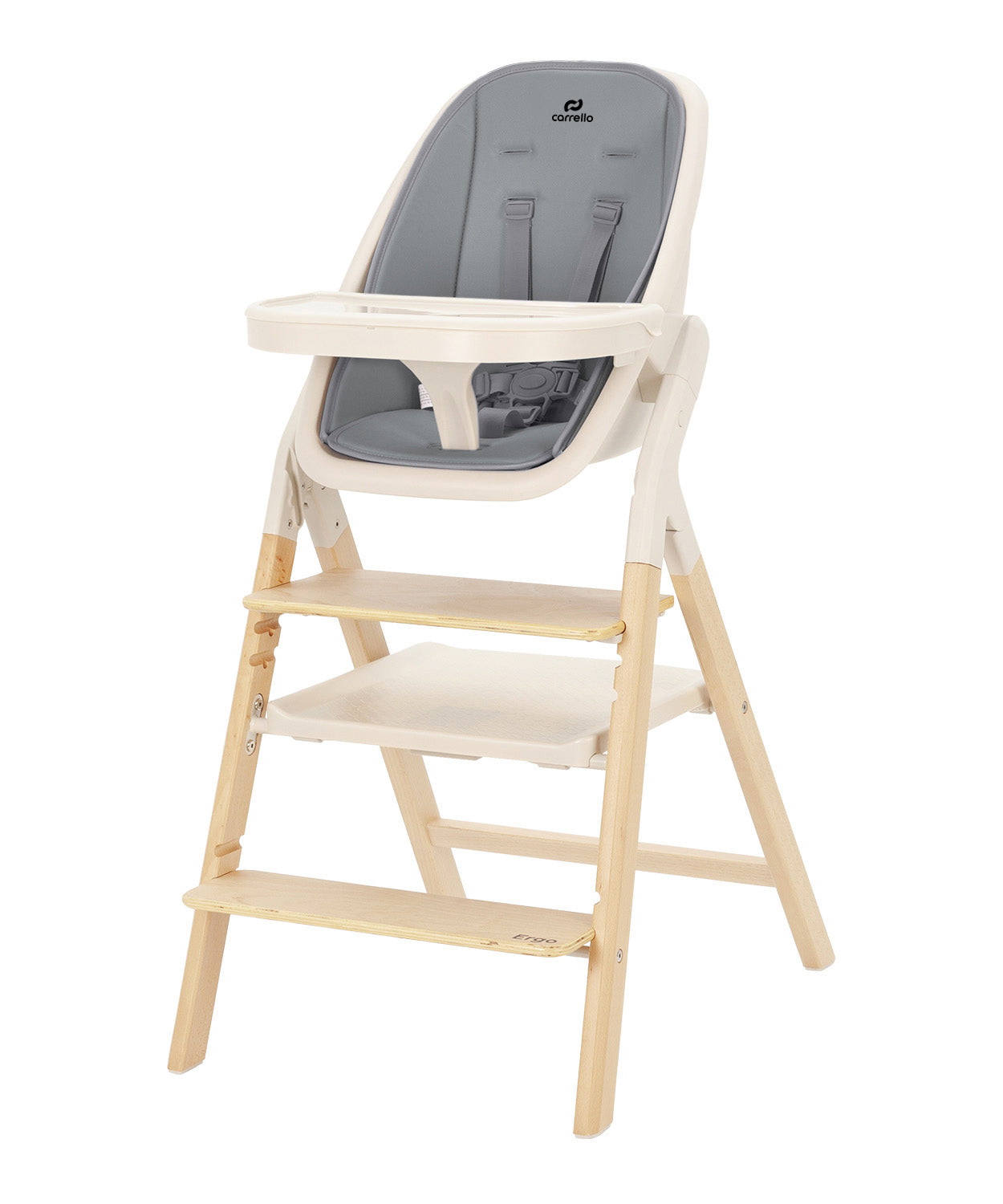 Carrello Ergo 4 az 1-ben etetőszék és tanulótorony (0-110 kg) - Carbon Grey (CRL-16701)