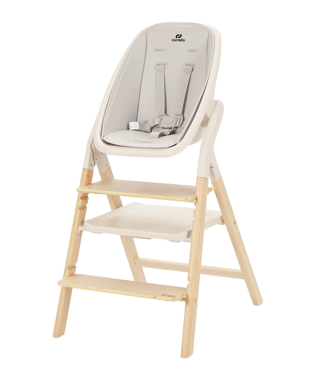 Carrello Ergo 4 az 1-ben etetőszék és tanulótorony (0-110 kg) - Linen Beige (CRL-16701)