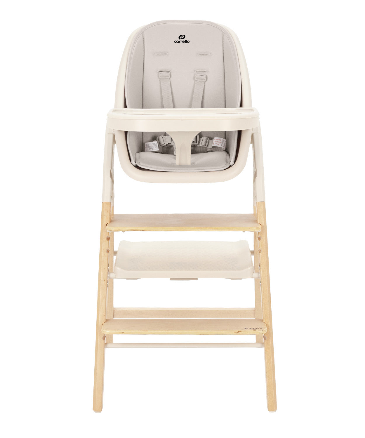 Carrello Ergo 4 az 1-ben etetőszék és tanulótorony (0-110 kg) - Linen Beige (CRL-16701)
