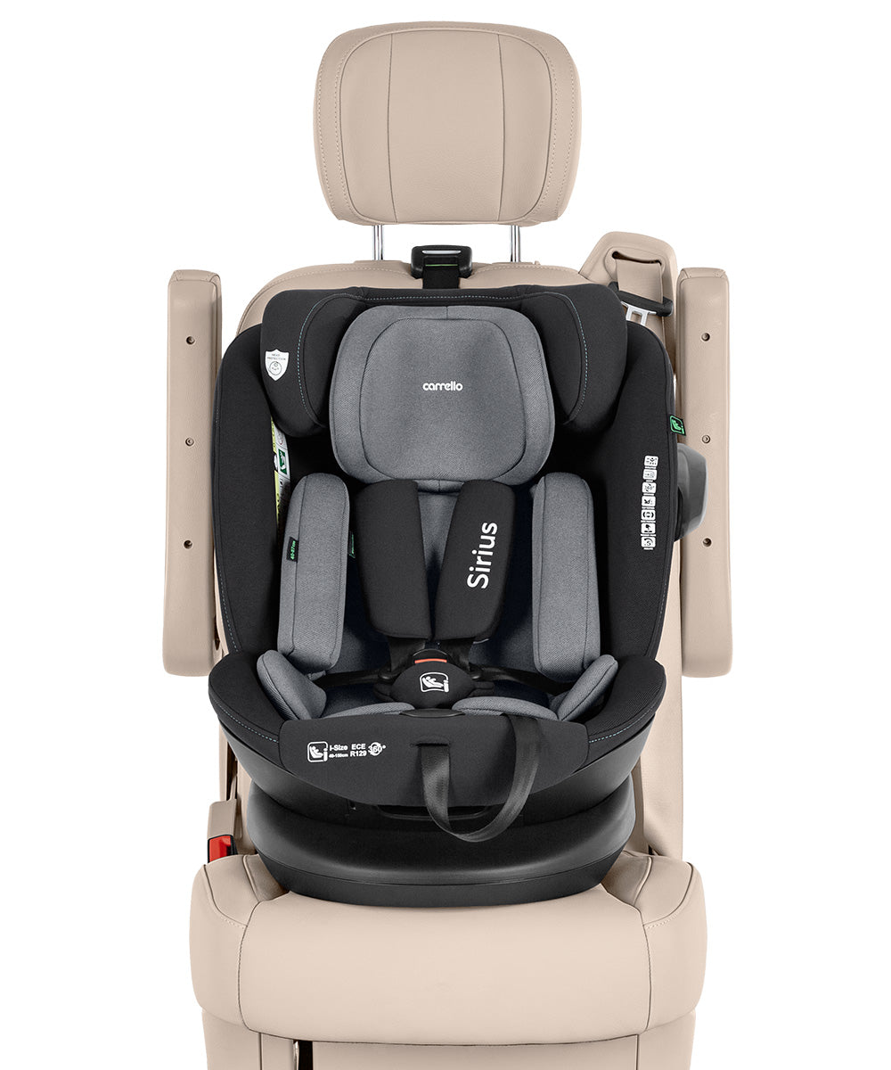 Carrello Sirius I-Size 360° Forgatható Autósülés 40–150 cm – Sky Grey (CRL-8808)