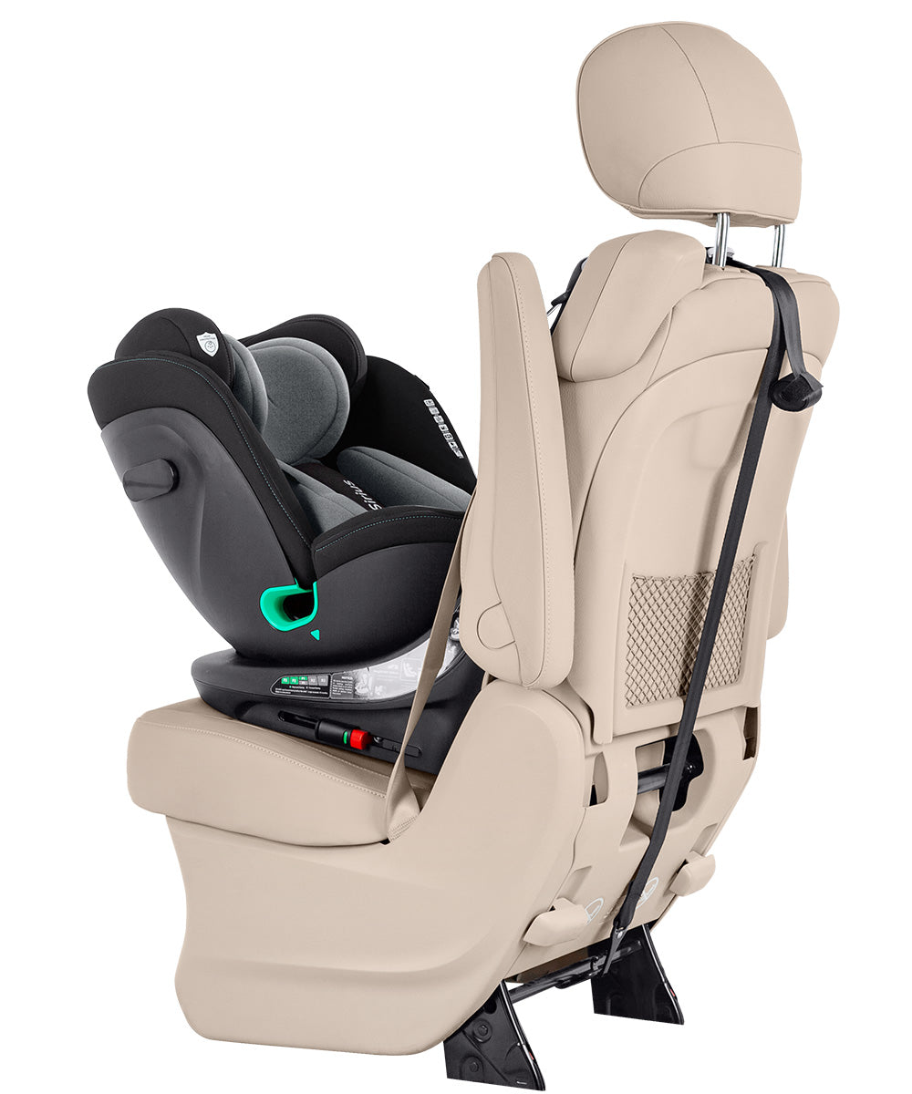 Carrello Sirius I-Size 360° Forgatható Autósülés 40–150 cm – Sky Grey (CRL-8808)