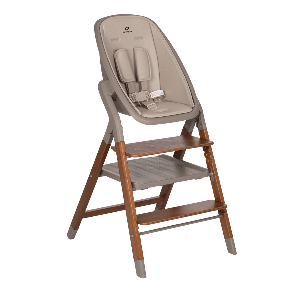 Carrello Ergo 4 az 1-ben etetőszék és tanulótorony (0-110 kg) - Linen Beige (CRL-16701)