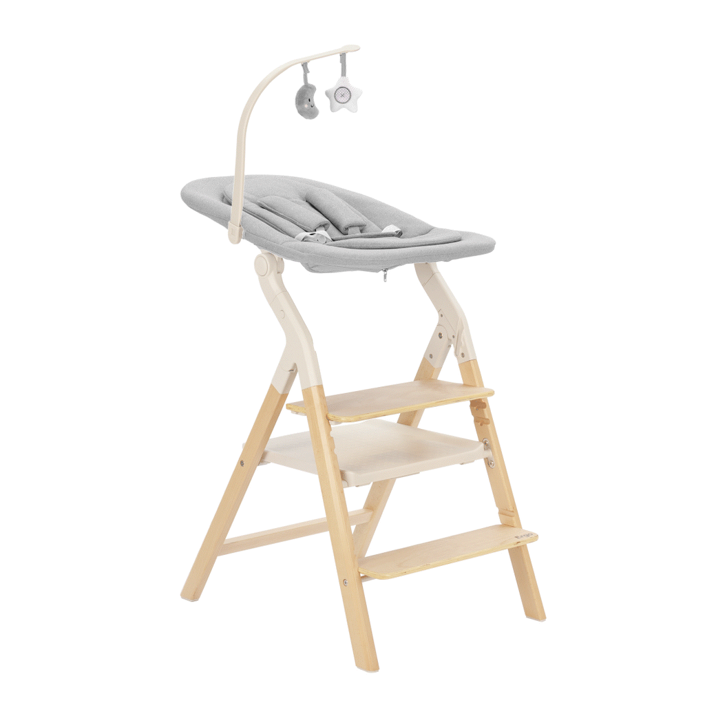 Carrello Ergo 4 az 1-ben etetőszék és tanulótorony (0-110 kg) - Carbon Grey (CRL-16701)