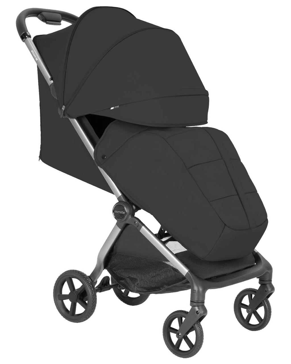 Carrello Atom M 2.0 sport babakocsi – Diamond Black (CRL-5527)
