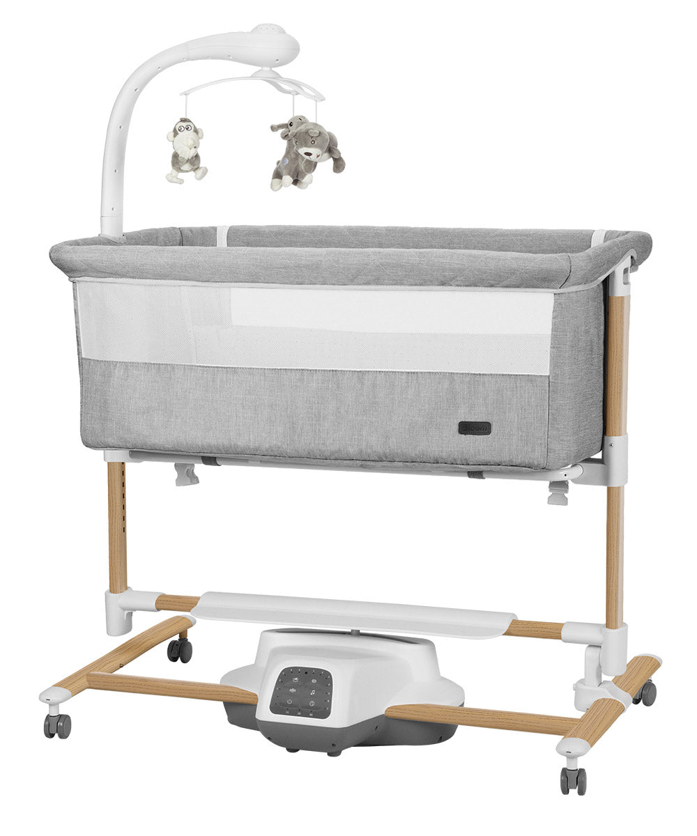 Carrello Bloom 3 az 1-ben elektromos bölcső és babaöböl – Anchor Grey Wooden