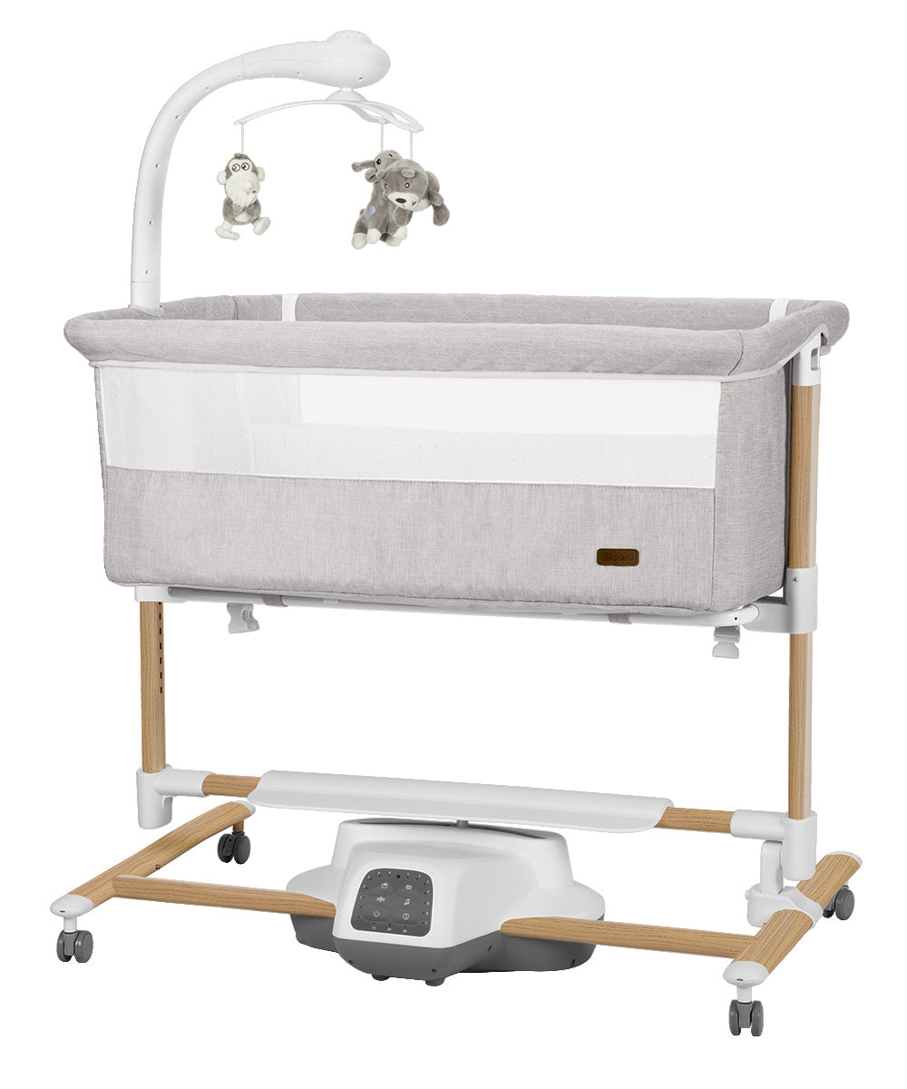 Carrello Bloom 3 az 1-ben elektromos bölcső és babaöböl – Silk Beige Wooden