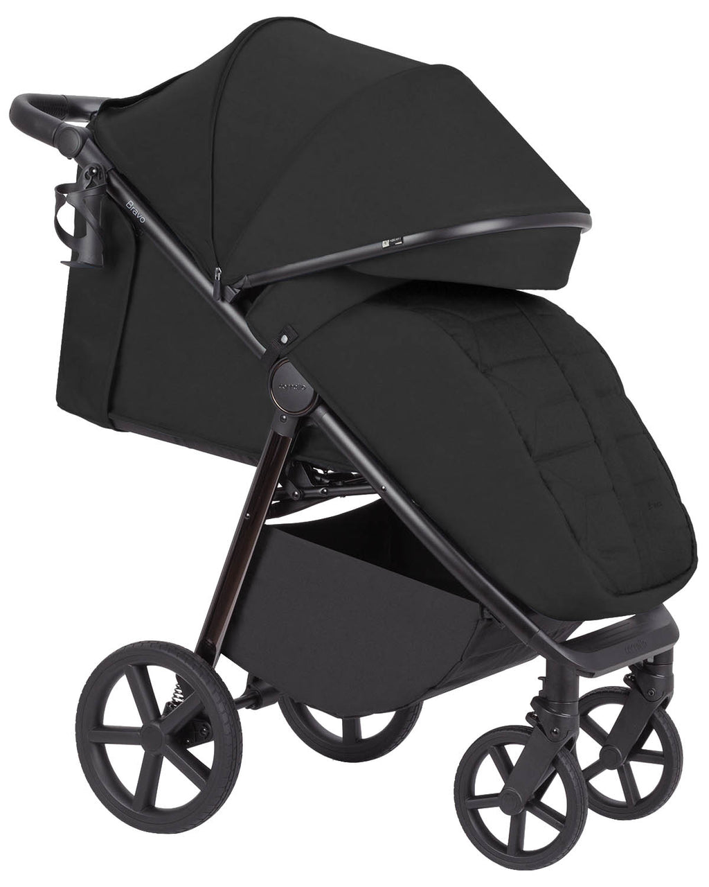 Carrello Bravo Plus sport babakocsi – Pure Black (CRL-5515)