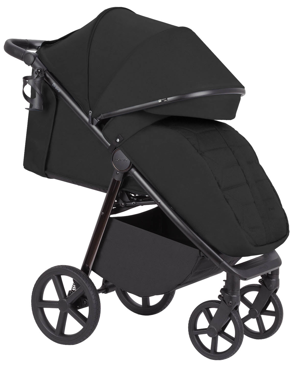 Carrello Bravo Plus sport babakocsi – Pure Black (CRL-5515)
