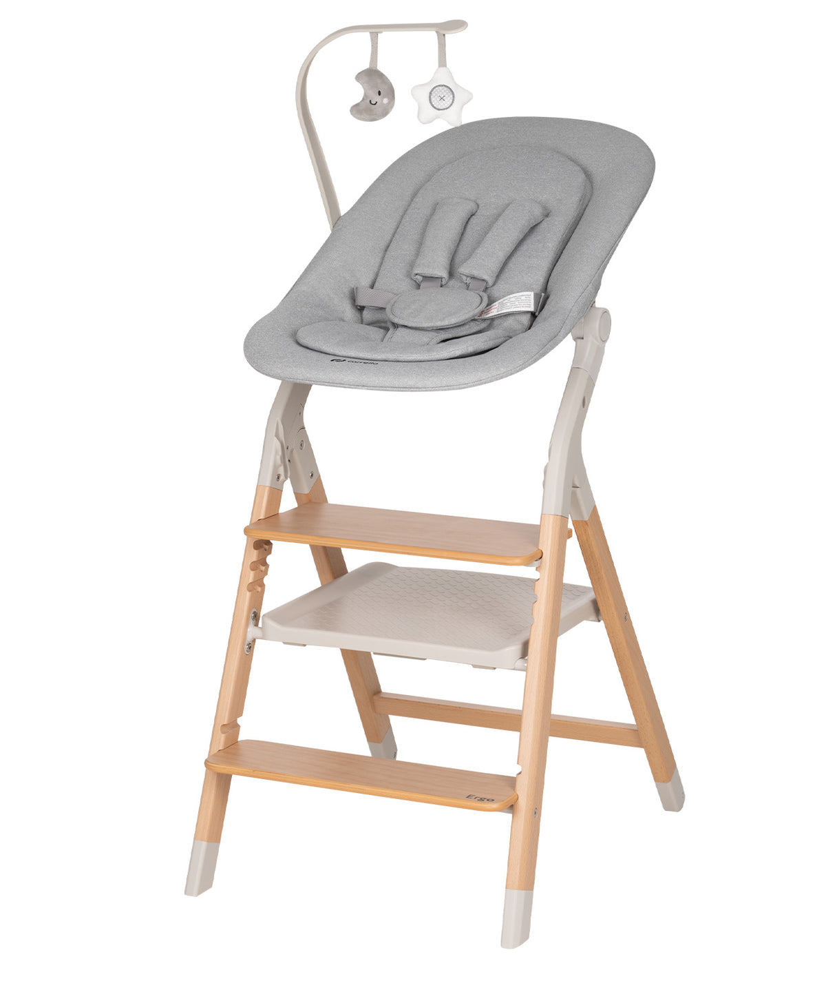 Carrello Ergo 4 az 1-ben etetőszék és tanulótorony (0-110 kg) - Linen Beige (CRL-16701)
