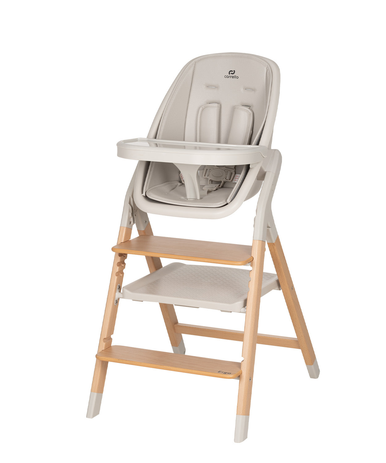 Carrello Ergo 4 az 1-ben etetőszék és tanulótorony (0-110 kg) - Linen Beige (CRL-16701)