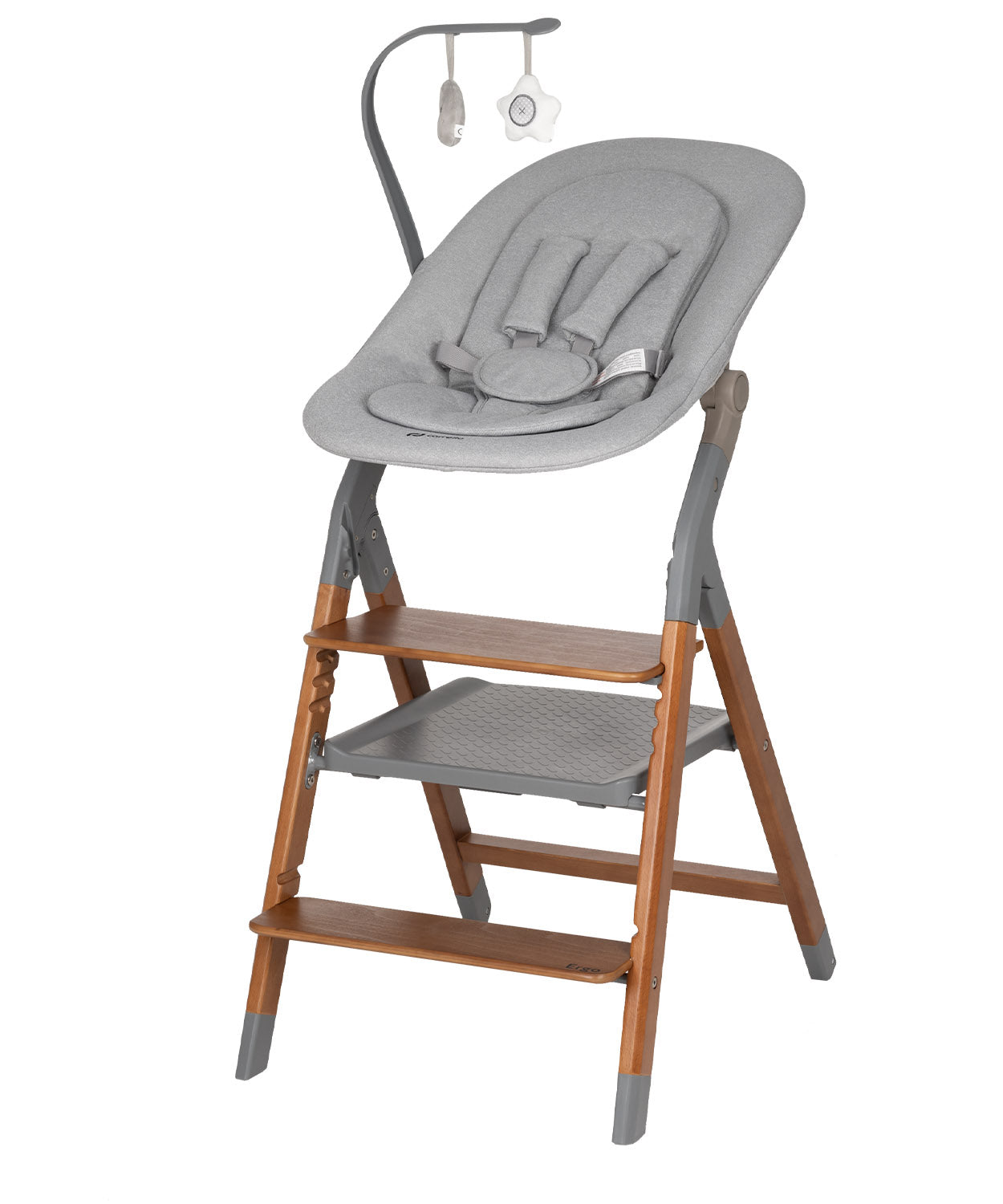 Carrello Ergo 4 az 1-ben etetőszék és tanulótorony (0-110 kg) - Night Grey (CRL-16701)