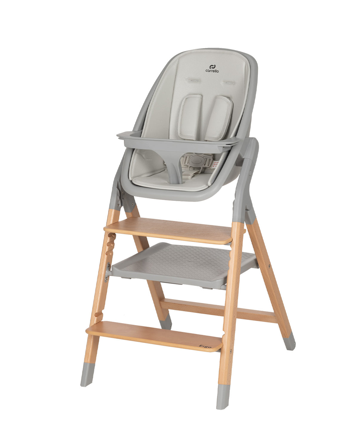 Carrello Ergo 4 az 1-ben etetőszék és tanulótorony (0-110 kg) - Nordic Grey (CRL-16701)