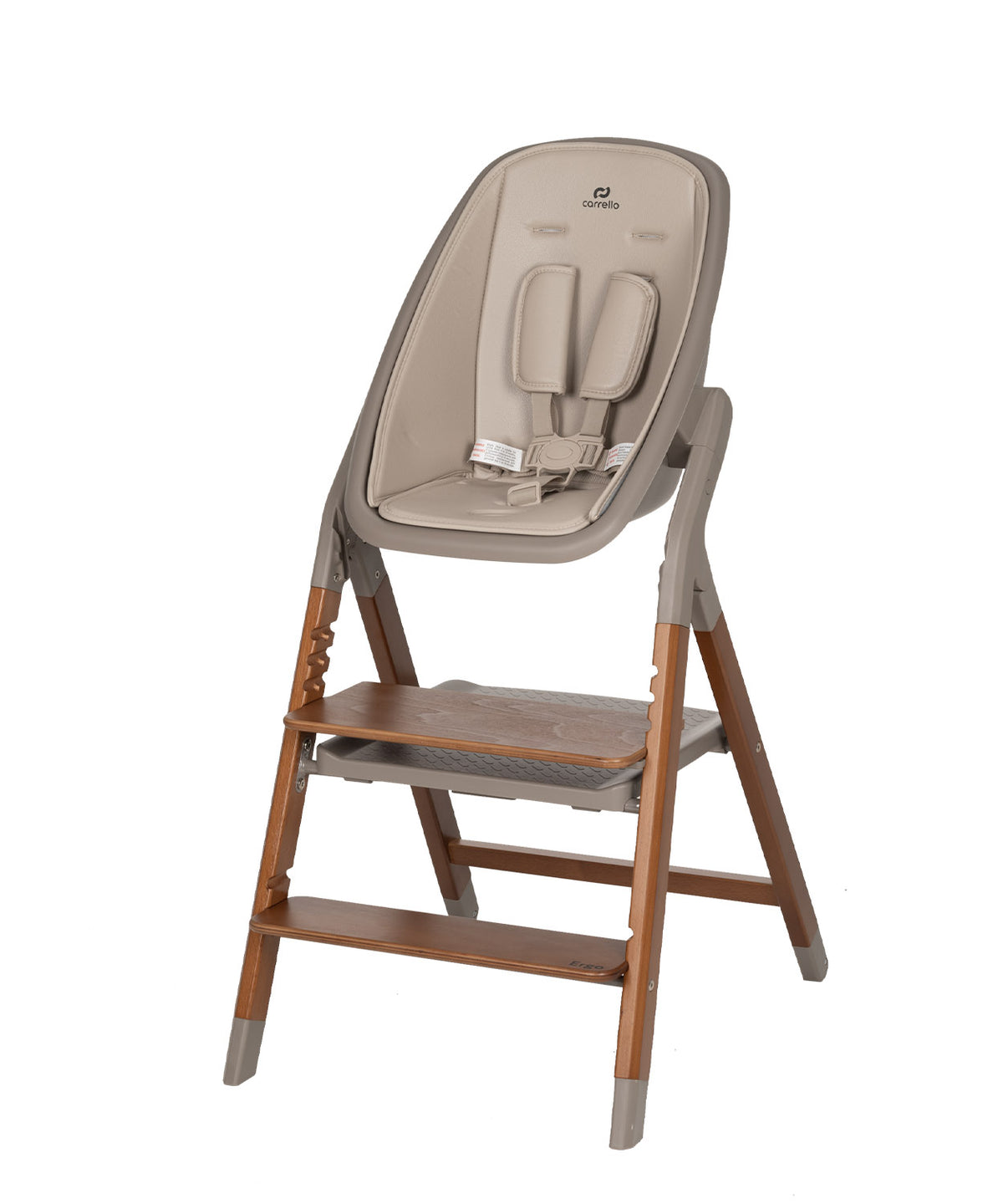 Carrello Ergo 4 az 1-ben etetőszék és tanulótorony (0-110 kg) - Shadow Beige (CRL-16701)