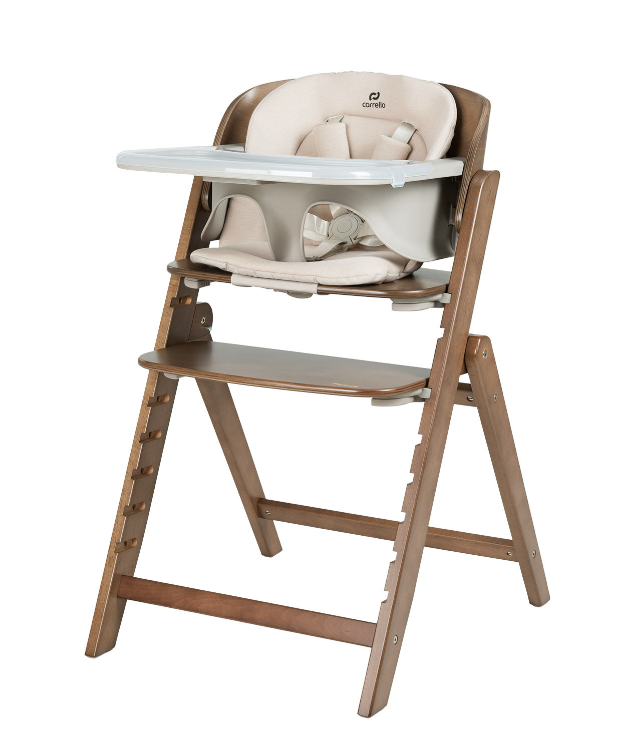 Carrello Focus 3 az 1-ben etetőszék és pihenőszék – Croissant Beige (CRL-16801)