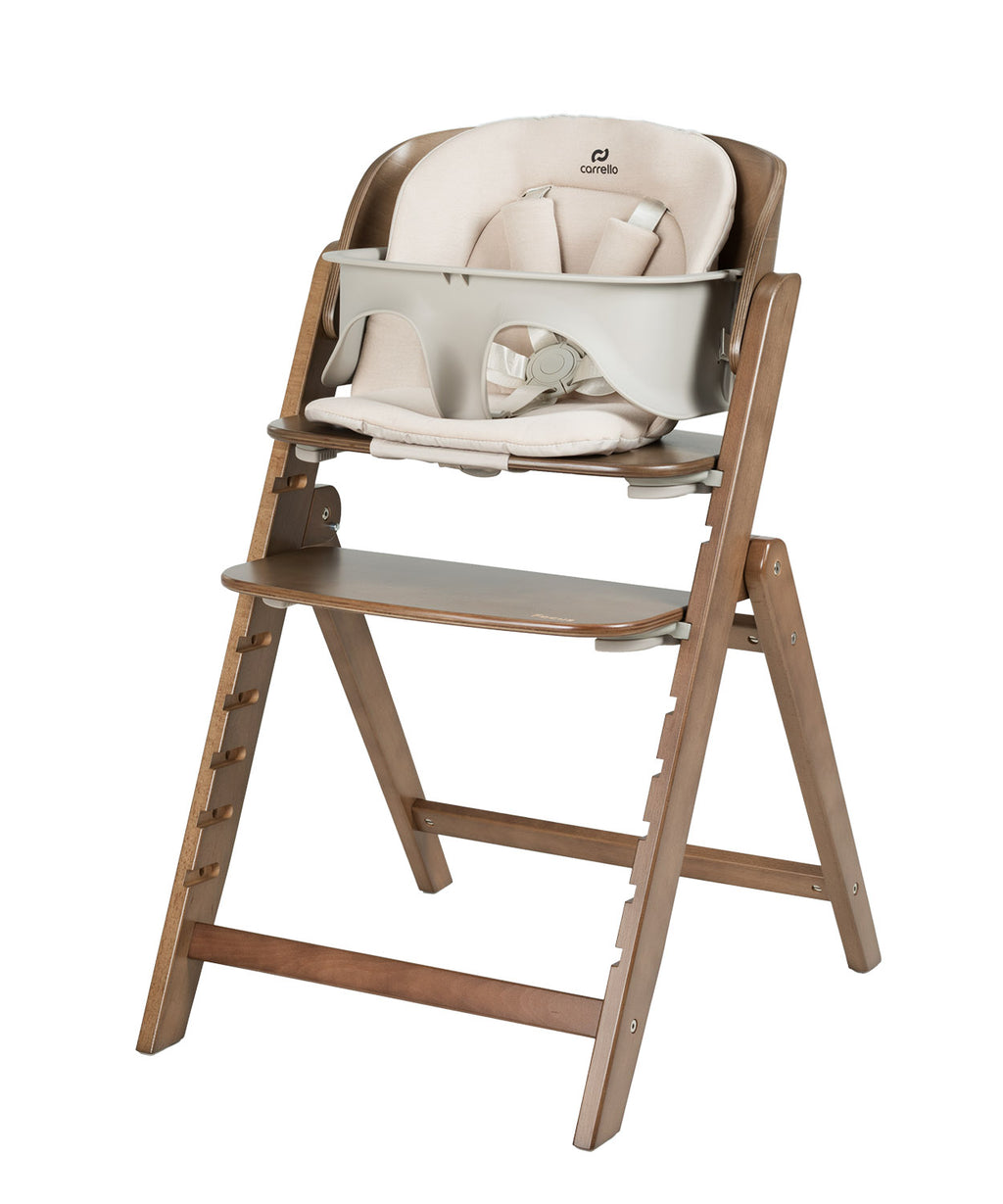 Carrello Focus 3 az 1-ben etetőszék és pihenőszék – Croissant Beige (CRL-16801)