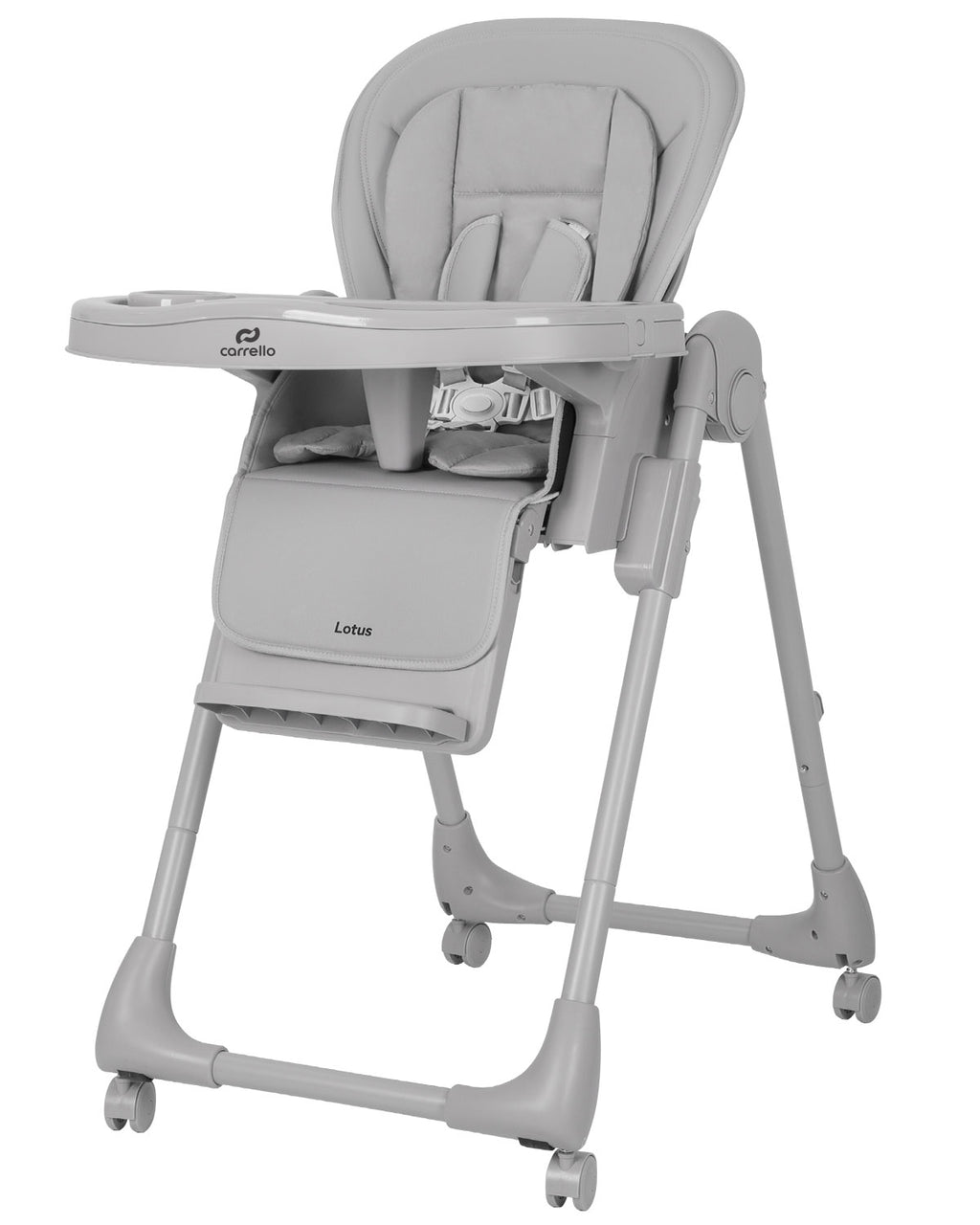 Carrello Lotus multifunkciós etetőszék és pihenőszék – Alba Grey (CRL-12101)