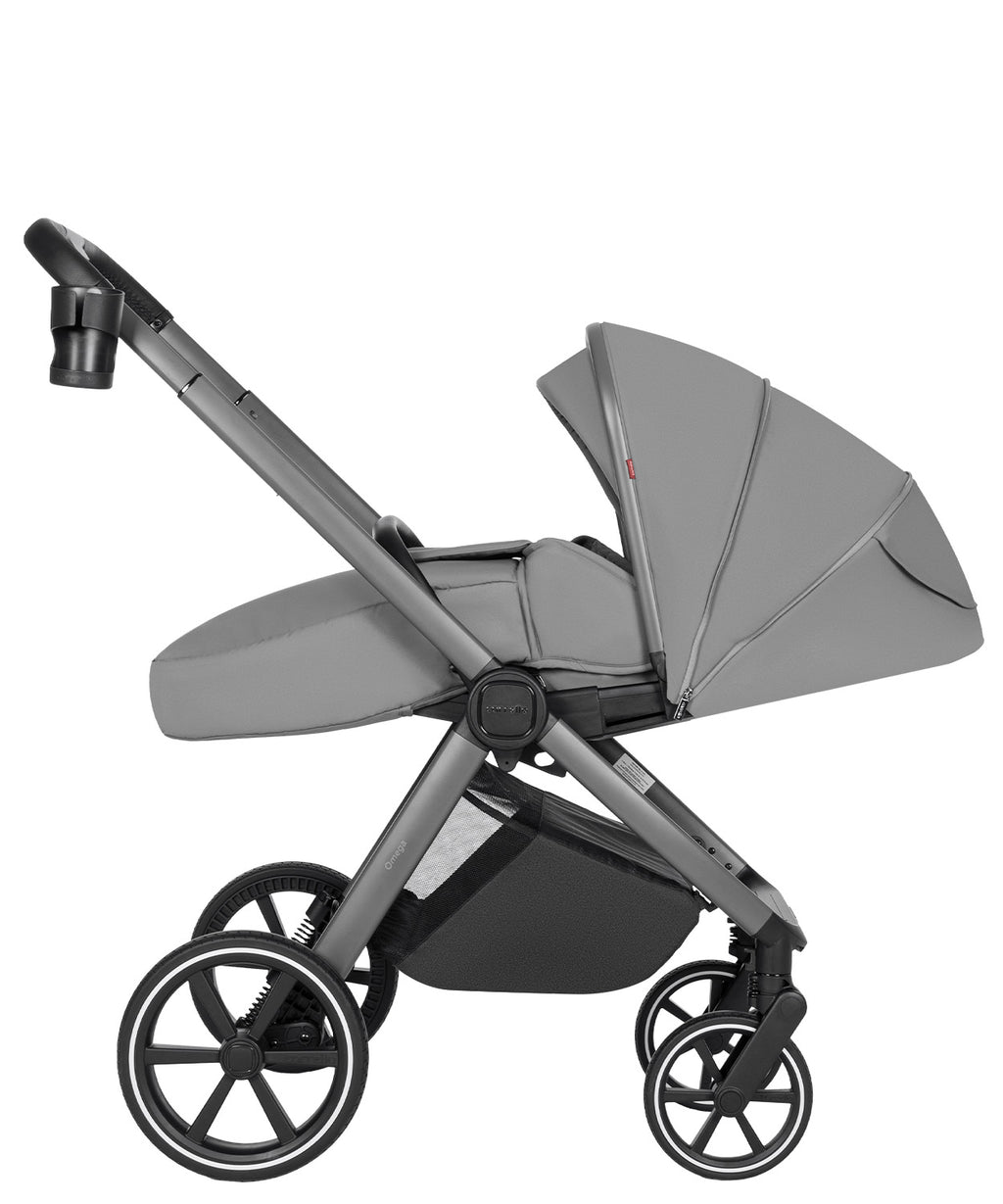 Carrello Omega 2 az 1-ben babakocsi – Cliff Grey (CRL-6531)