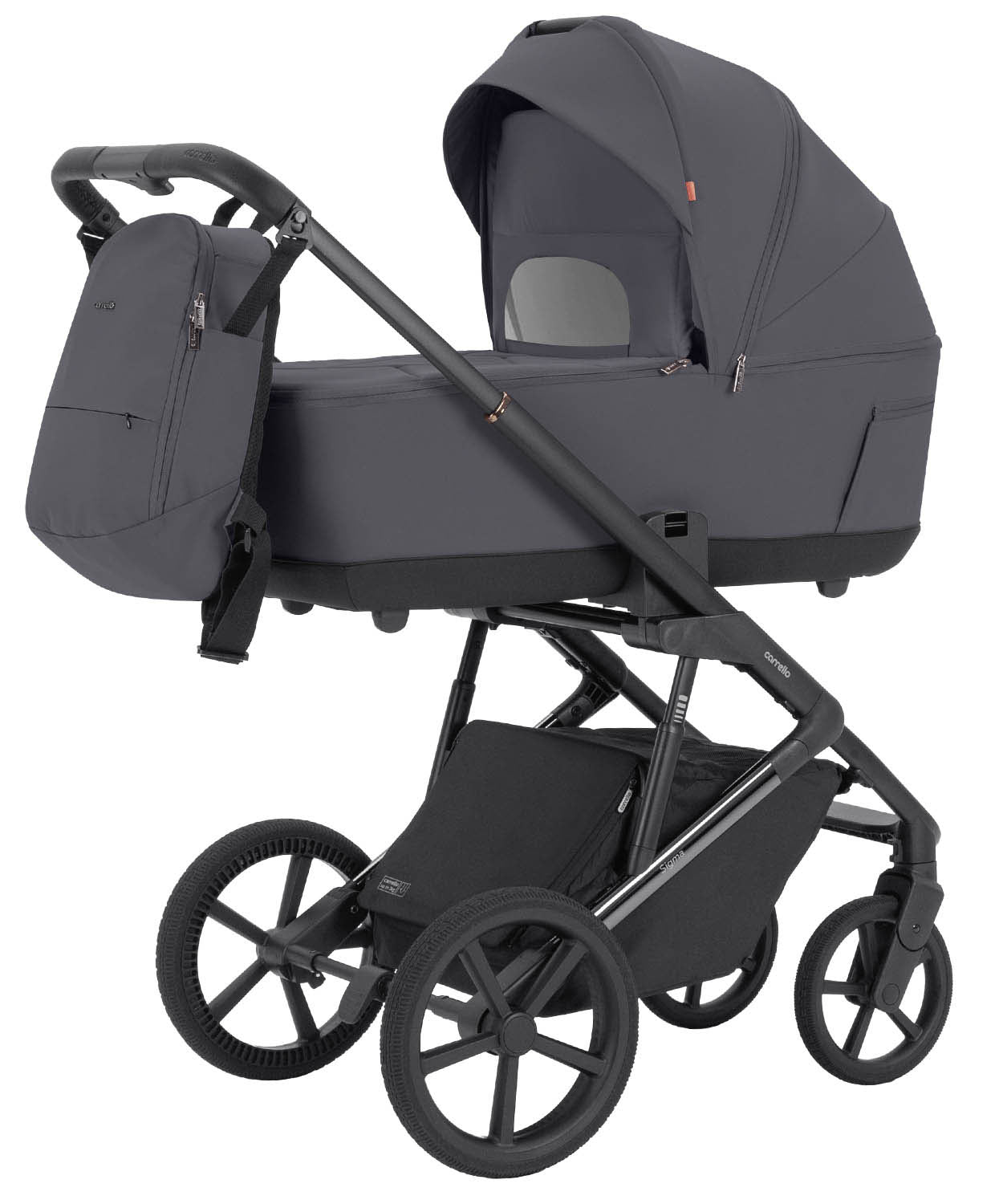 Carrello Sigma 2 az 1-ben babakocsi – Club Grey (CRL-6523)