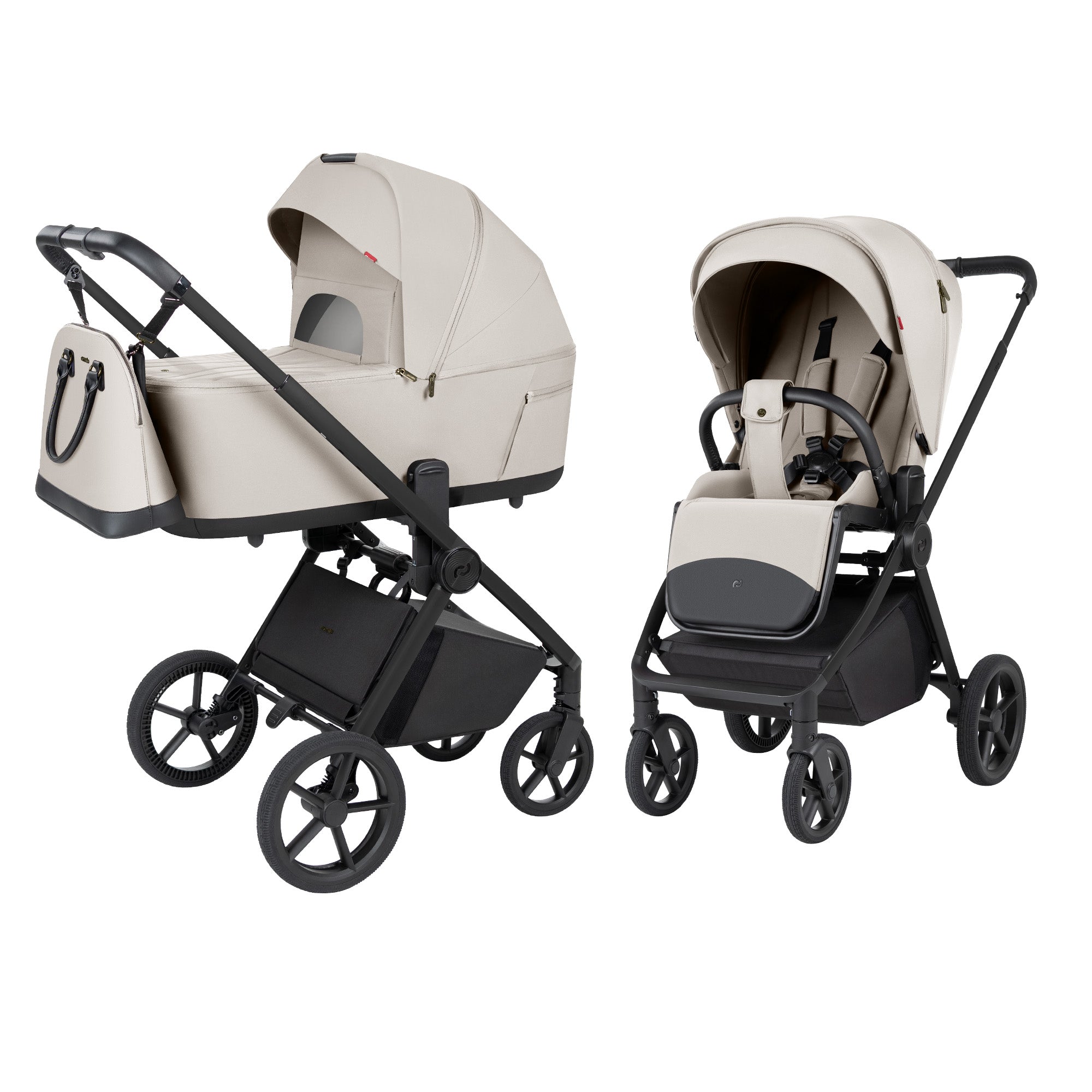 Carrello Ultra F 2 az 1-ben babakocsi – Milk Grey (CRL-6556)