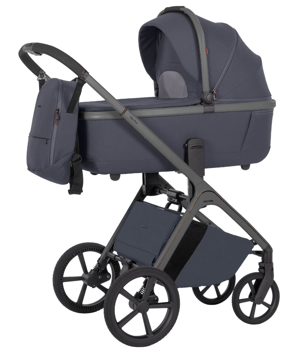 Carrello Vector 2 az 1-ben babakocsi – Plum Grey (CRL-6550)
