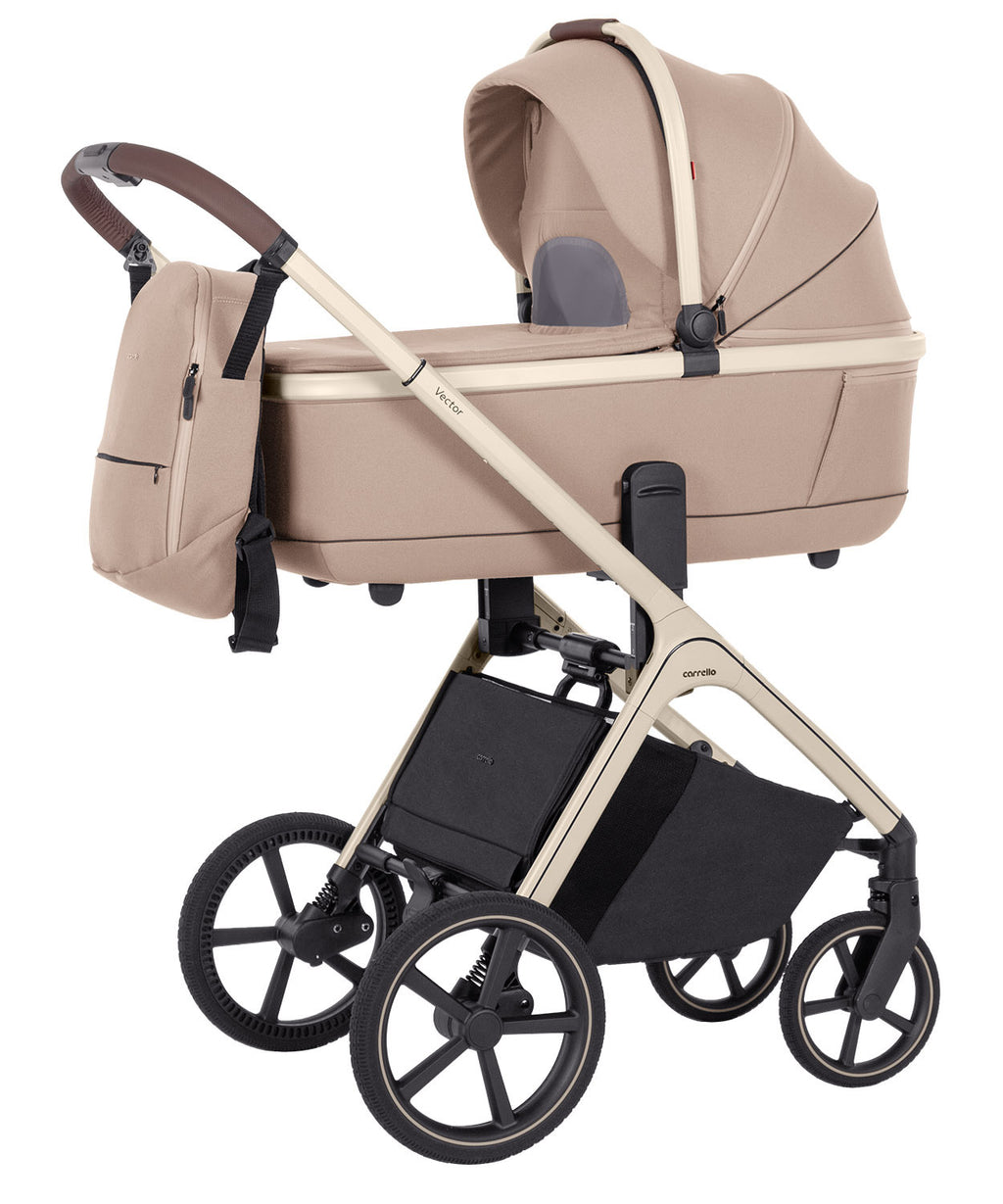 Carrello Vector 2 az 1-ben babakocsi – Walnut Beige (CRL-6550)
