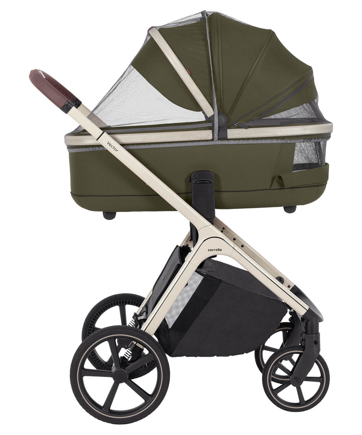 Carrello Vector 2 az 1-ben babakocsi – Pearl Black (CRL-6550)