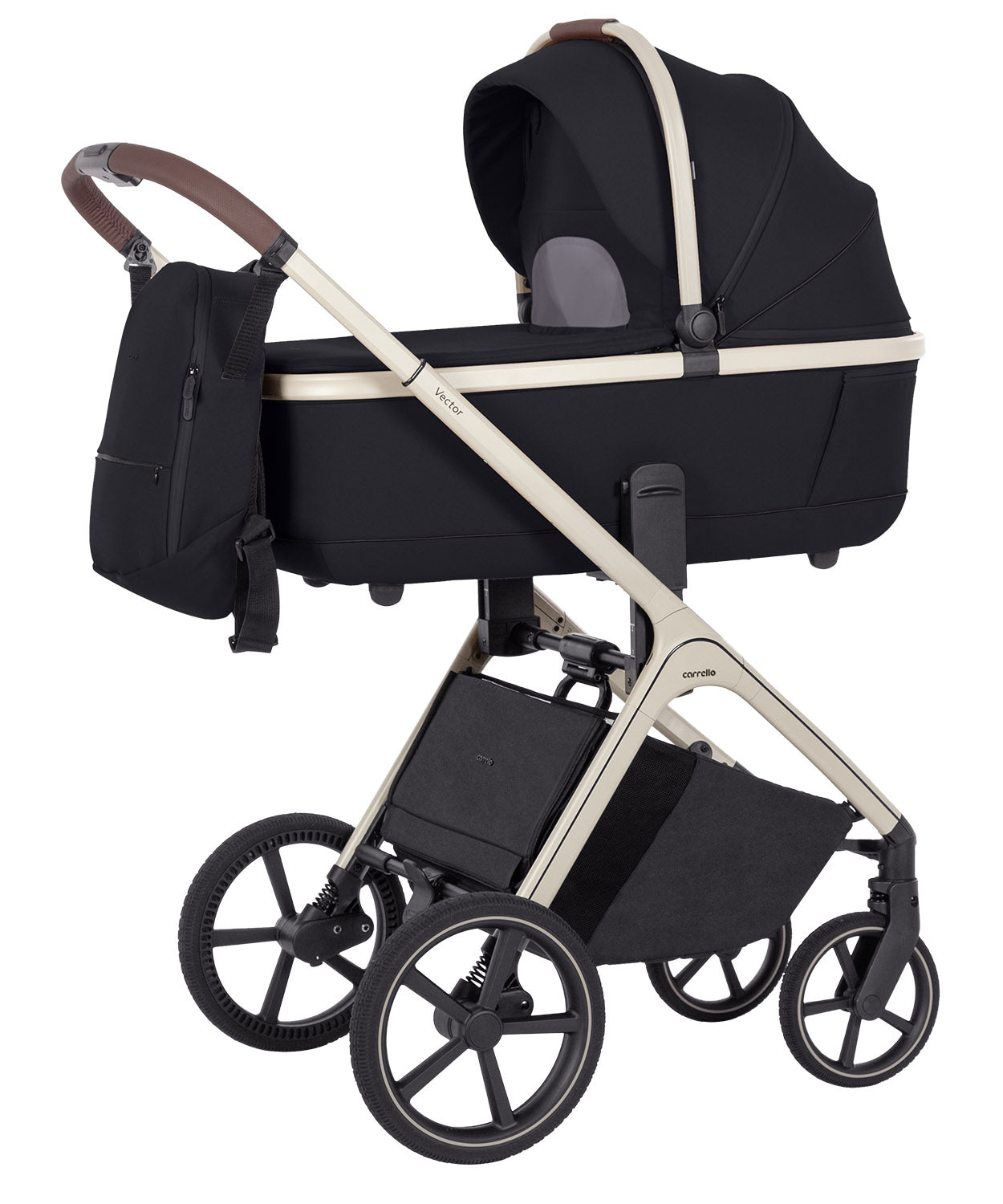 Carrello Vector 2 az 1-ben babakocsi – Pearl Black (CRL-6550)
