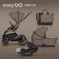 EasyGo Giro G2 3az1-ben babakocsi - Mokka